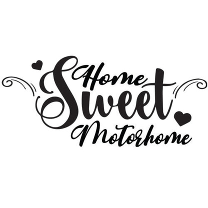 Home Sweet Motorhome Vehicle sticker x1 off