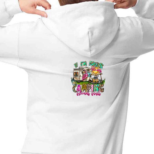 Unisex PRO RTX RX350 - Ultimate Comfort Pro Hoodie with Brushed Fleece with "If I'm drunk" Graphic (Various Sizes)