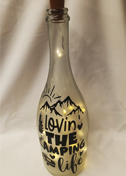 SALE - Stunning LED-lit decorative bottle designed specifically for happy campers. Was £5.99