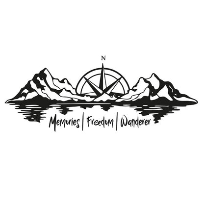 Memories| Freedom | Wanderer Scene Graphic ideal for any vehicle (2 size options available singles or pairs)