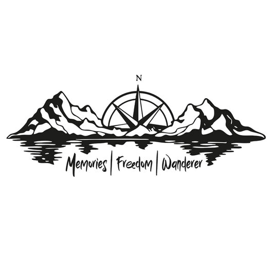 Memories| Freedom | Wanderer Scene Graphic ideal for any vehicle (2 size options available singles or pairs)