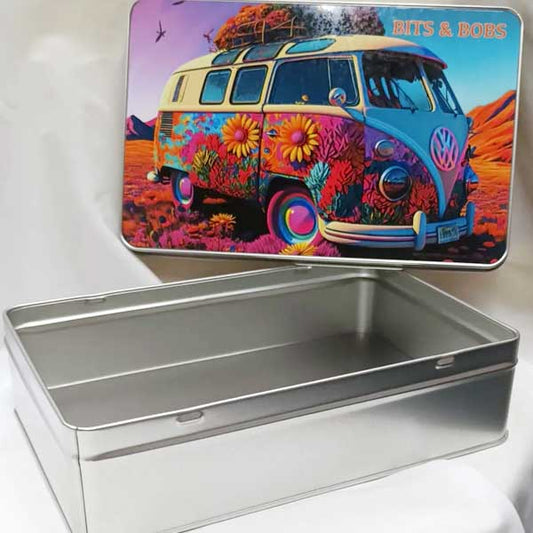 Gift: Neon Design Camper Van Bits & Bobs Tin - Ideal Gift