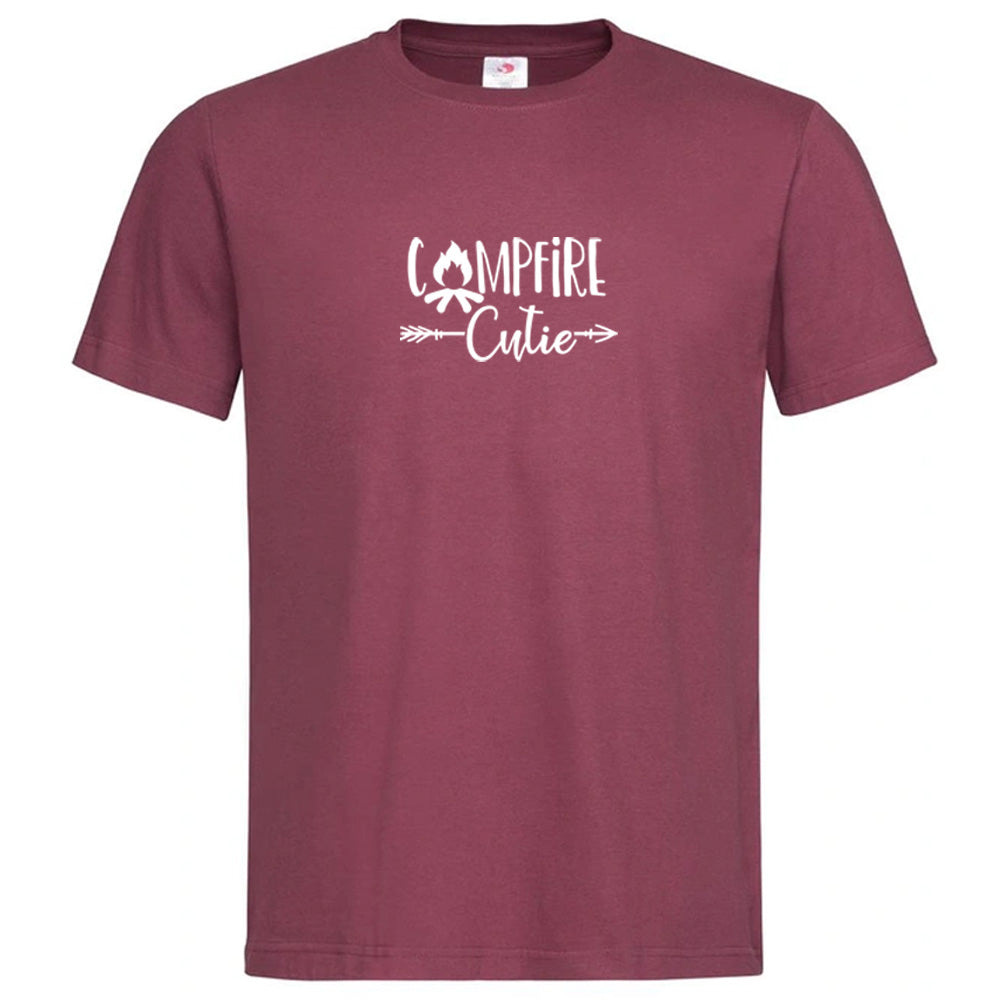 "Campfire Cutie" Premium Unisex Crew Neck Soft Cotton T-Shirt (Various colours & Sizes)