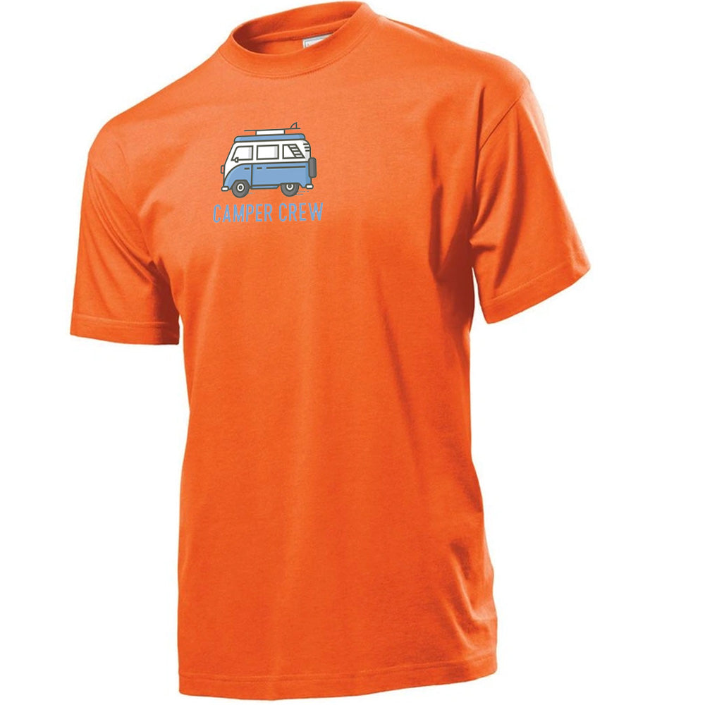 "Blue Camper Van Crew" Premium Unisex Crew Neck Soft Cotton T-Shirt (Various colours & Sizes)