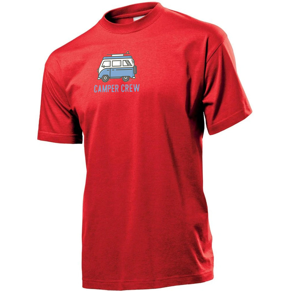 "Blue Camper Van Crew" Premium Unisex Crew Neck Soft Cotton T-Shirt (Various colours & Sizes)