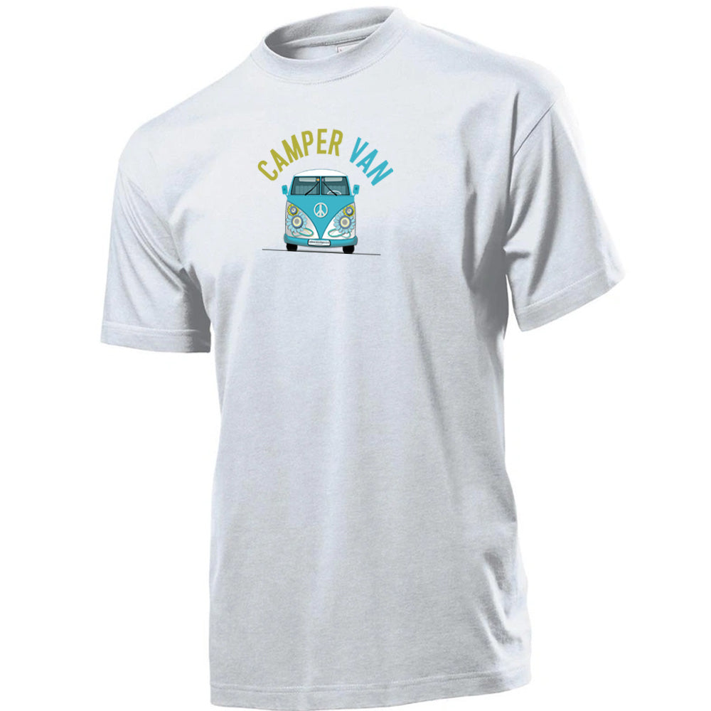 "VW Camper Van Graphic" Premium Unisex Crew Neck Soft Cotton T-Shirt (Various colours & Sizes)