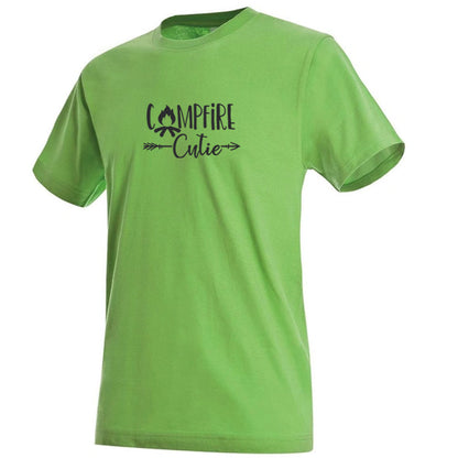 "Campfire Cutie" Premium Unisex Crew Neck Soft Cotton T-Shirt (Various colours & Sizes)