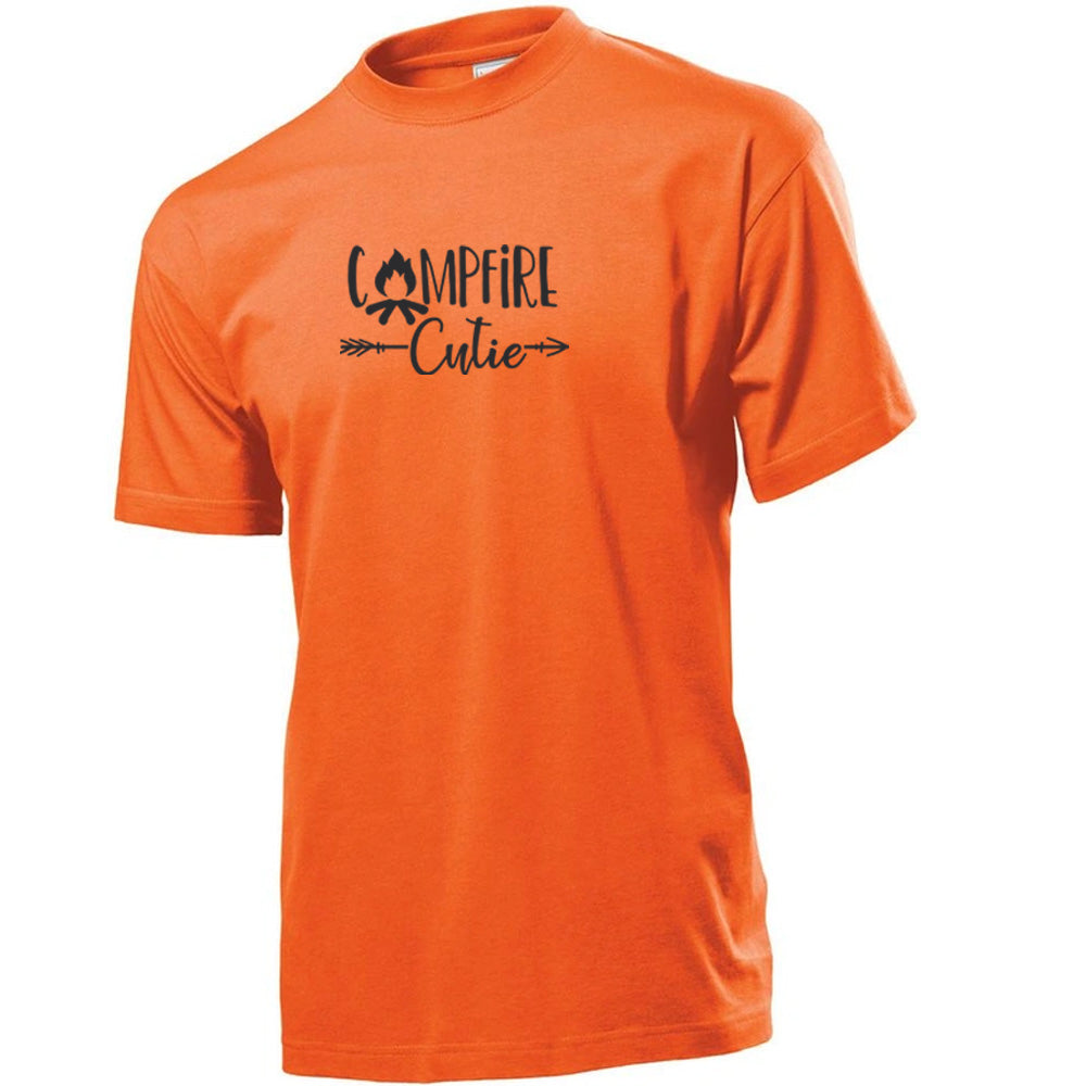 "Campfire Cutie" Premium Unisex Crew Neck Soft Cotton T-Shirt (Various colours & Sizes)