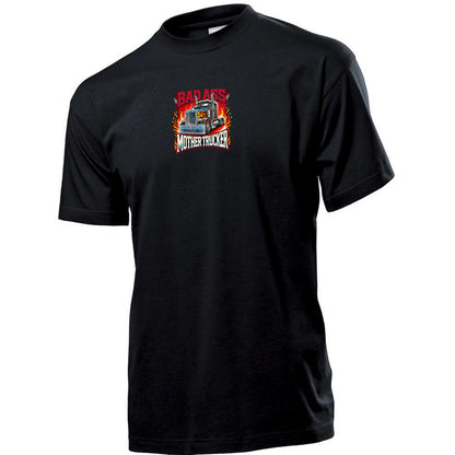"Badass Mother Trucker" Premium Unisex Crew Neck Soft Cotton T-Shirt (Various colours & Sizes)