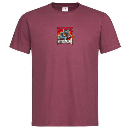 "Badass Mother Trucker" Premium Unisex Crew Neck Soft Cotton T-Shirt (Various colours & Sizes)
