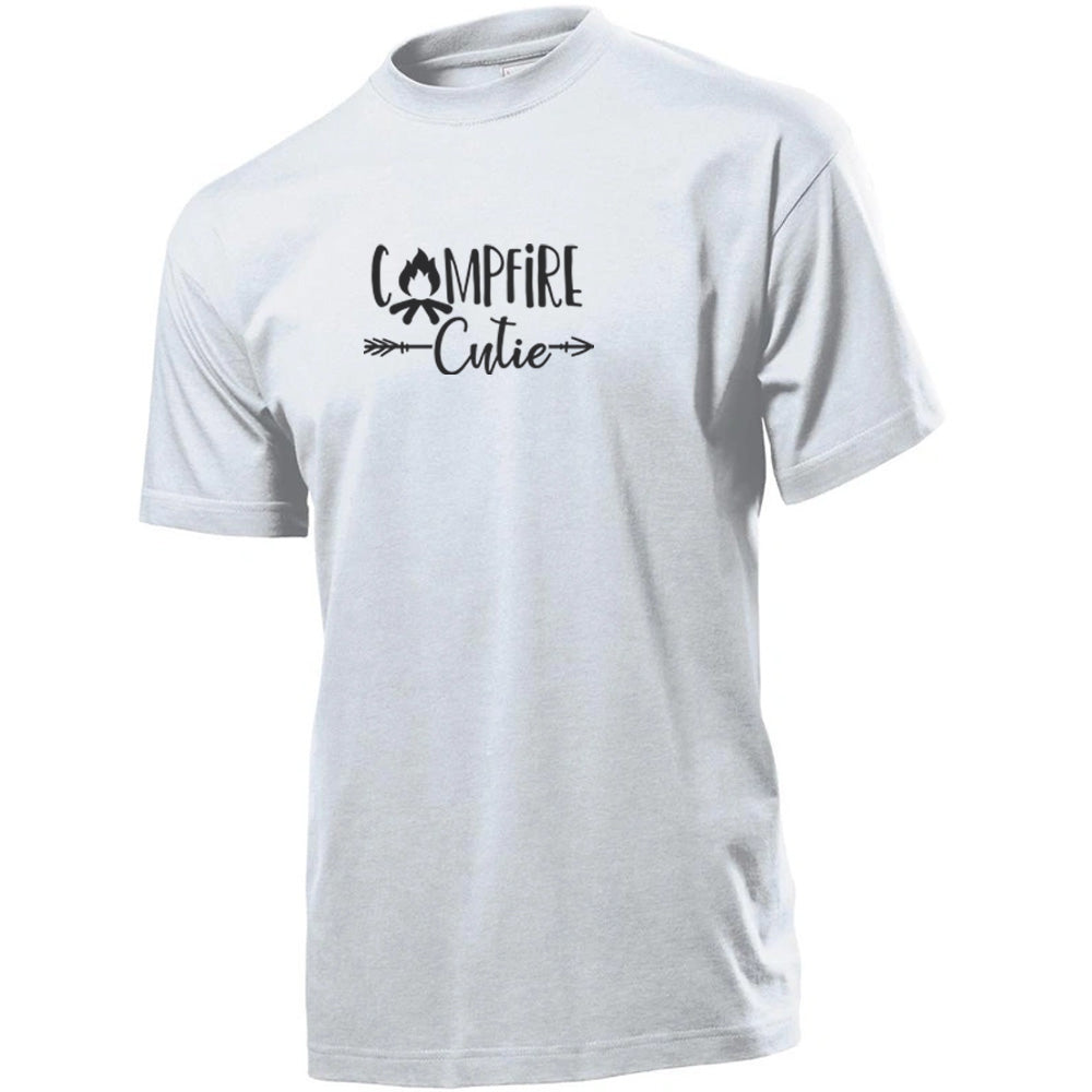 "Campfire Cutie" Premium Unisex Crew Neck Soft Cotton T-Shirt (Various colours & Sizes)