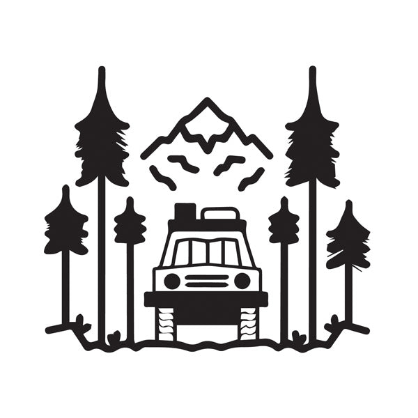 Off Road Scene Vehicle Sticker x1 (2 size options available)