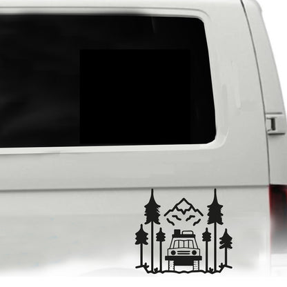 Off Road Scene Vehicle Sticker x1 (2 size options available)
