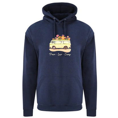 "Peace Love Camp Graphic" Unisex PRO RTX RX350 - Ultimate Comfort Pro Hoodie with Brushed Fleece  (Various Sizes)