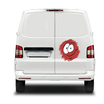 Splat Coloured Face Sticker ideal for any vehicle (3 size options available singles or pairs)