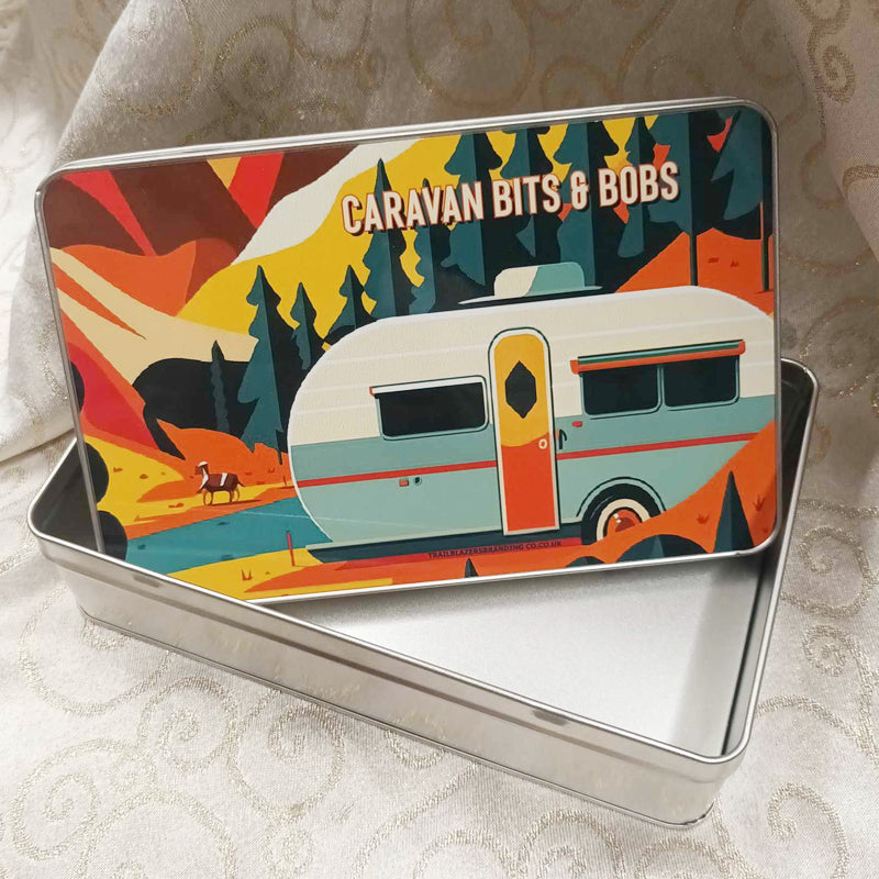 SALE: Retro Caravan Bits & Bob Tin - Ideal Gift - WAS £12.99