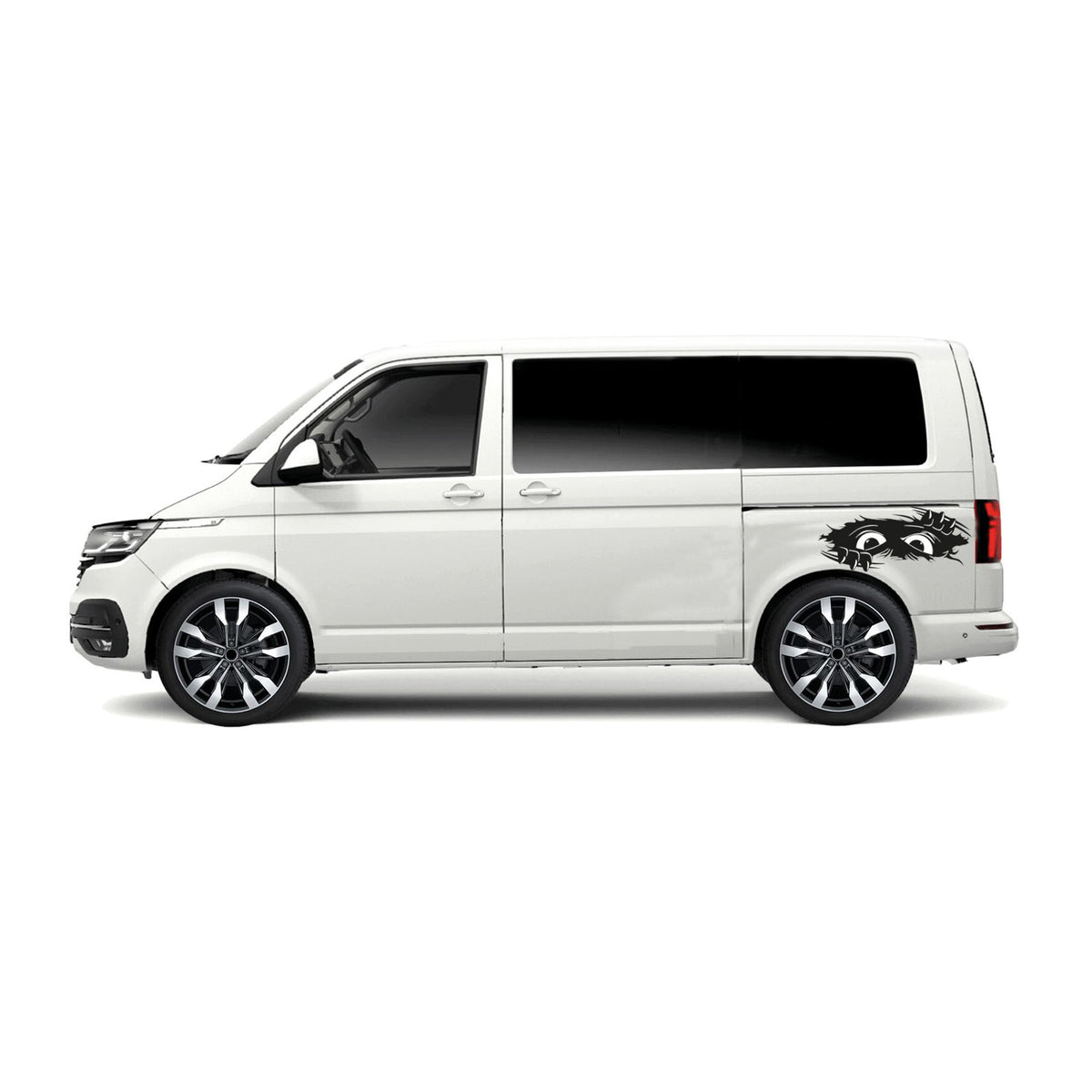 Evil or Scared Eyes Sticker ideal for any vehicle (4 size options available)