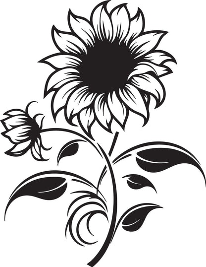 Custom Flower Camper | Motorhome | Car  Name Graphic x1off
