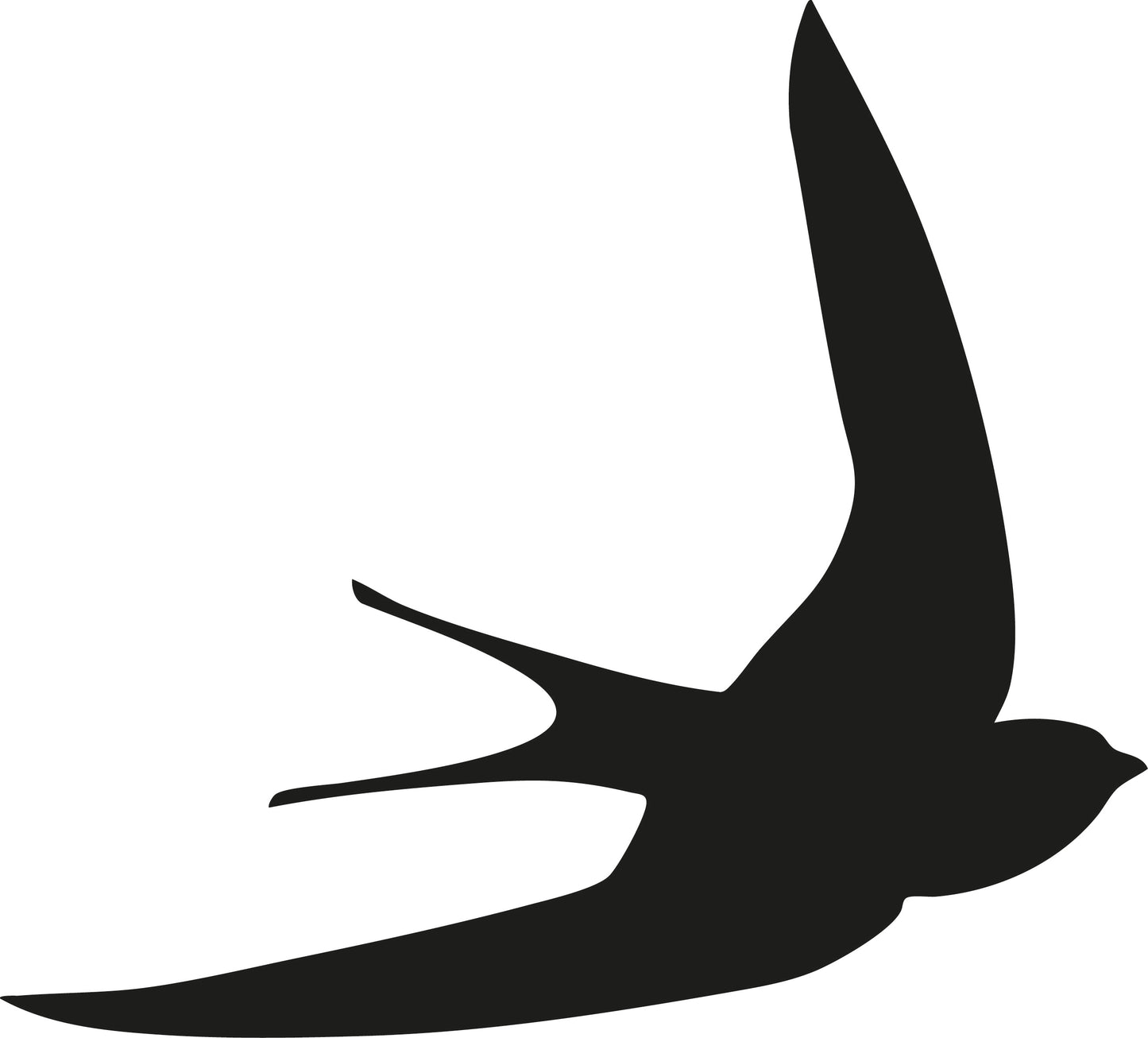 "Swift Bird Silhouette" Sticker ideal for any vehicle x1off (3 size options available)