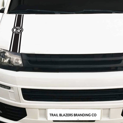 VW T5 Twin Stripe (ideal for Bonnet or tailgate)  X1 off
