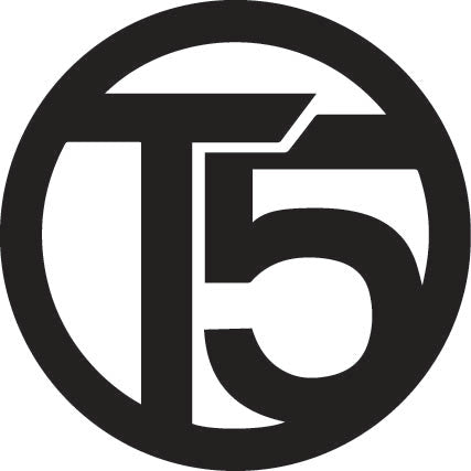 Sticker: T5 Circle Logo x1 Vehicle Graphic 3 lengths available