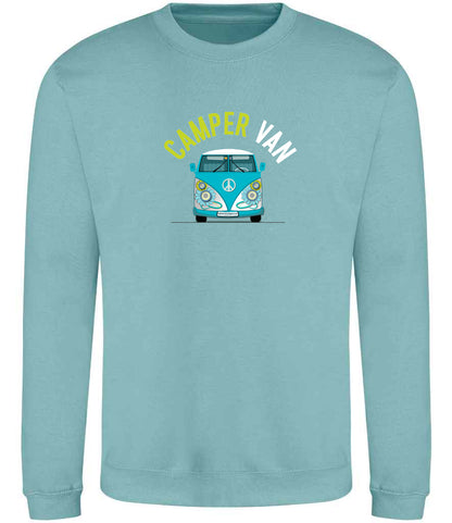 Sweatshirt: Unisex Camper Van VW Sweatshirt (8 Colours available & from Xs to 5XXL)