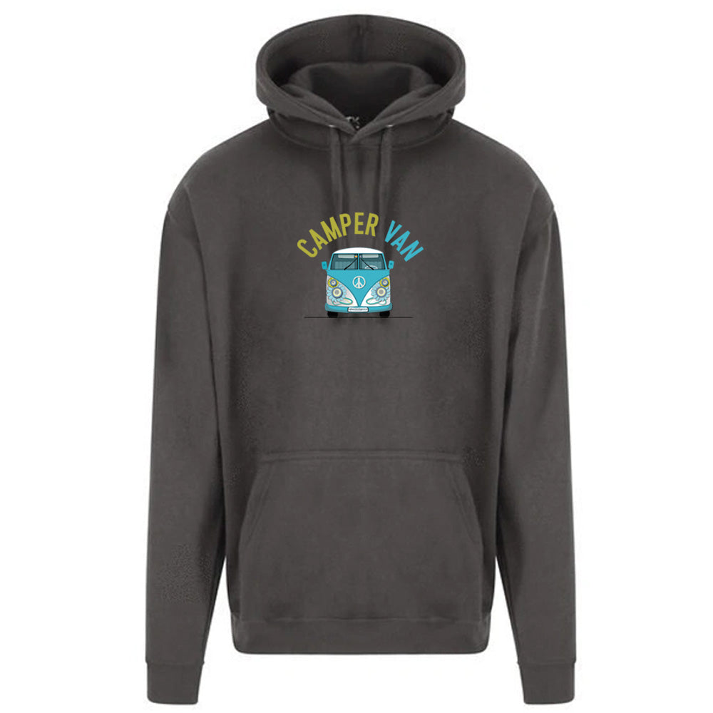 "VW Blue Camper Van" Graphic Unisex PRO RTX RX350 - Ultimate Comfort Pro Hoodie with Brushed Fleece (Various Sizes)