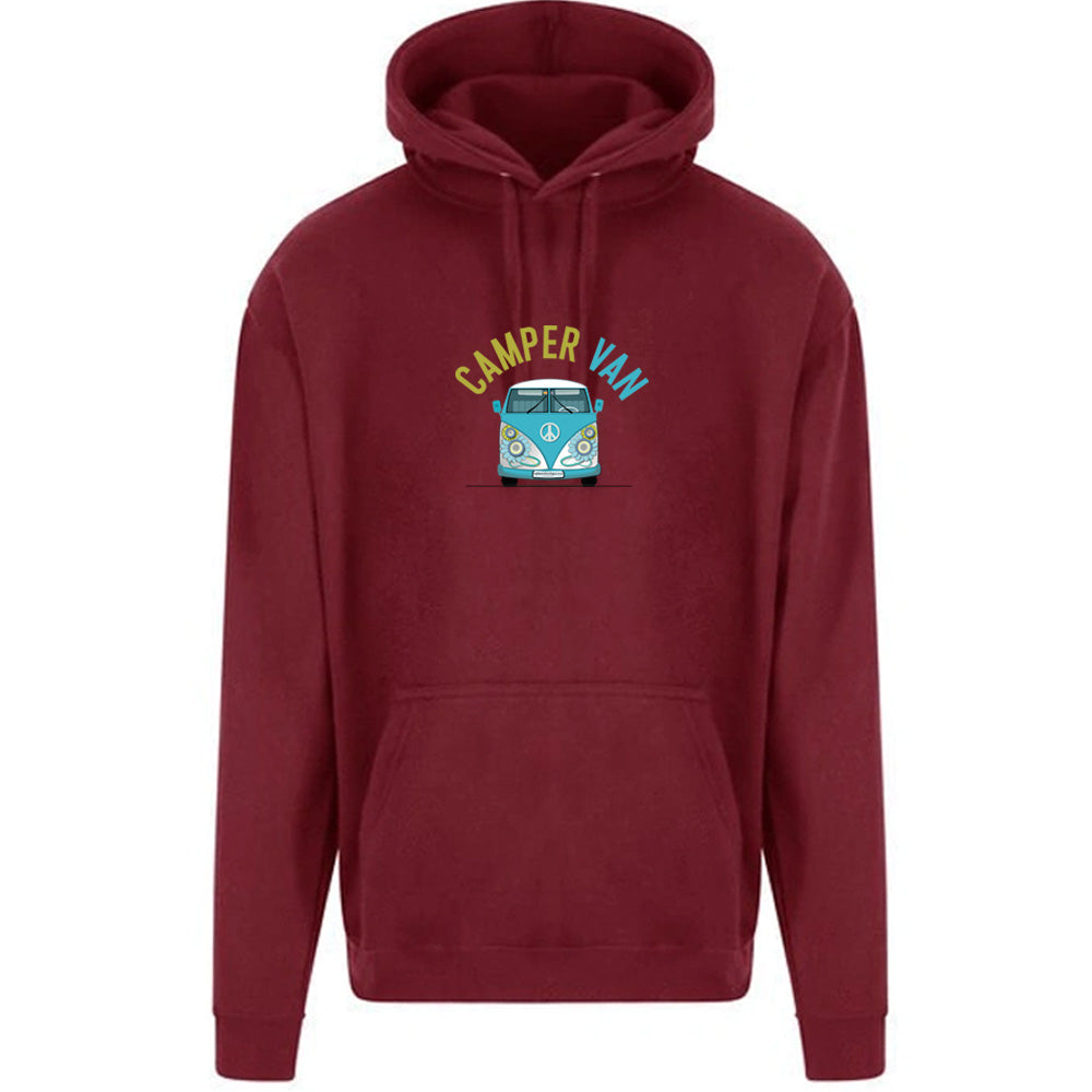 "VW Blue Camper Van" Graphic Unisex PRO RTX RX350 - Ultimate Comfort Pro Hoodie with Brushed Fleece (Various Sizes)