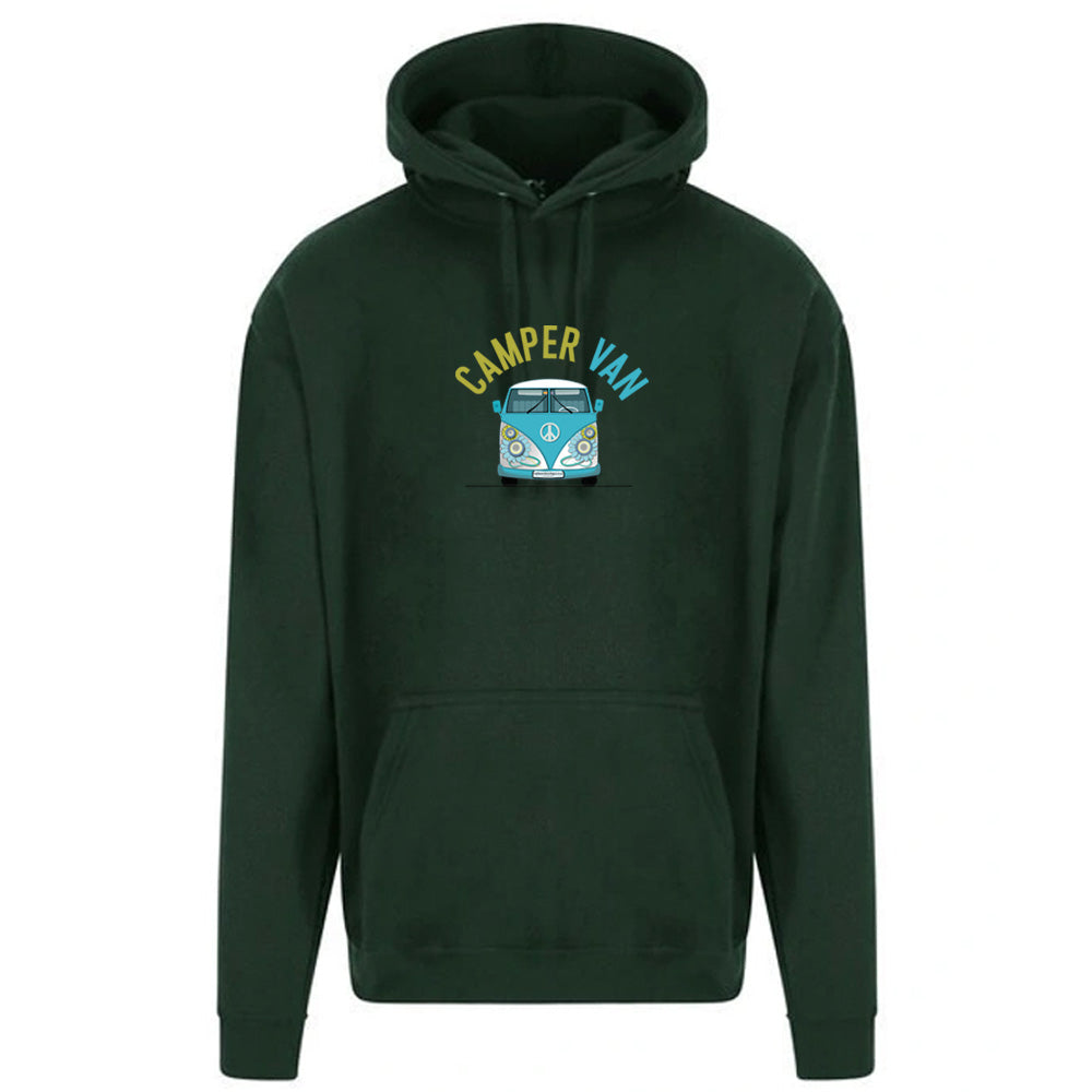 "VW Blue Camper Van" Graphic Unisex PRO RTX RX350 - Ultimate Comfort Pro Hoodie with Brushed Fleece (Various Sizes)