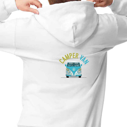 "VW Blue Camper Van" Graphic Unisex PRO RTX RX350 - Ultimate Comfort Pro Hoodie with Brushed Fleece (Various Sizes)