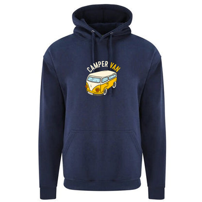 "Yellow Camper Van" Graphic Unisex PRO RTX RX350 - Ultimate Comfort Pro Hoodie with Brushed Fleece (Various Sizes)