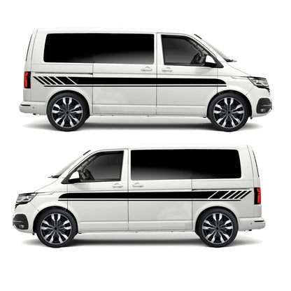 Tapered Twin Speed Stripes Universal For any Vehicle (3 lengths - Various colours)