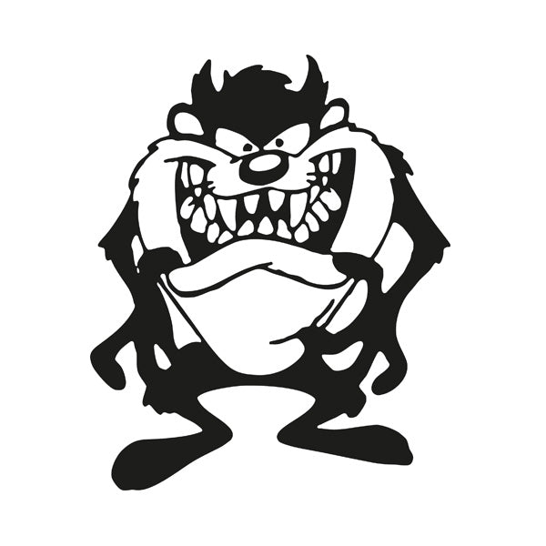 Tasmanian Devil (Taz) Sticker ideal for any vehicle (4 size options available singles or pairs)