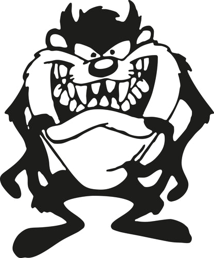 "Taz Devil" Sticker ideal for any vehicle x1off (3 size options available)