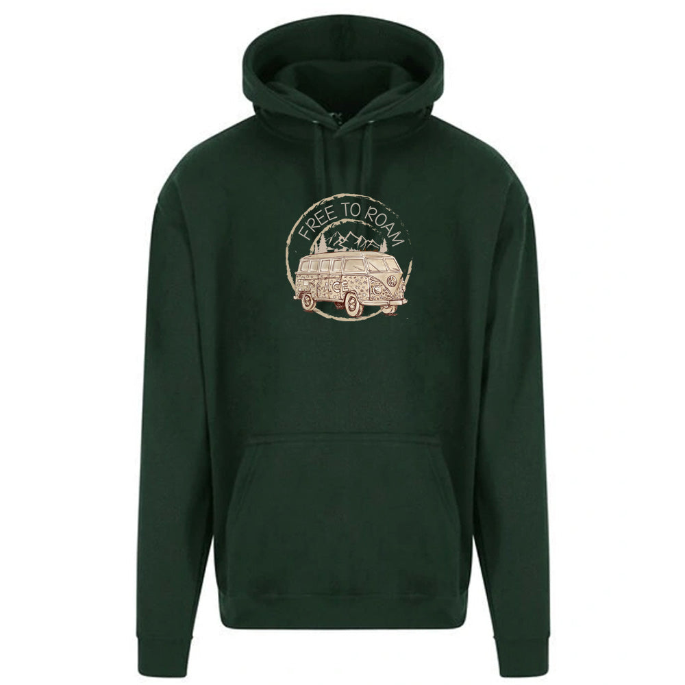 "Free To Roam" Graphic Unisex PRO RTX RX350 - Ultimate Comfort Pro Hoodie with Brushed Fleece (Various Sizes)