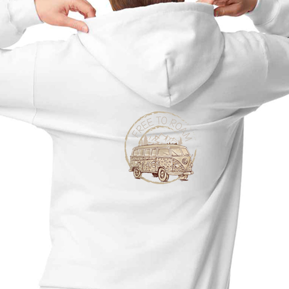 "Free To Roam" Graphic Unisex PRO RTX RX350 - Ultimate Comfort Pro Hoodie with Brushed Fleece (Various Sizes)