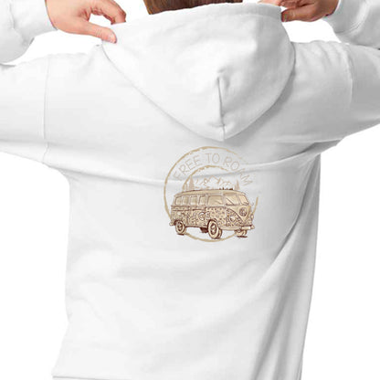 "Free To Roam" Graphic Unisex PRO RTX RX350 - Ultimate Comfort Pro Hoodie with Brushed Fleece (Various Sizes)