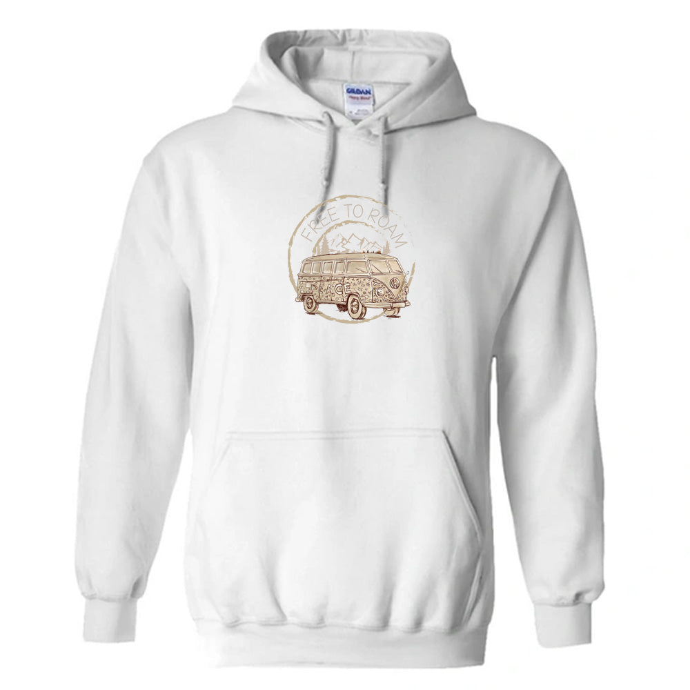 "Free To Roam" Graphic Unisex PRO RTX RX350 - Ultimate Comfort Pro Hoodie with Brushed Fleece (Various Sizes)