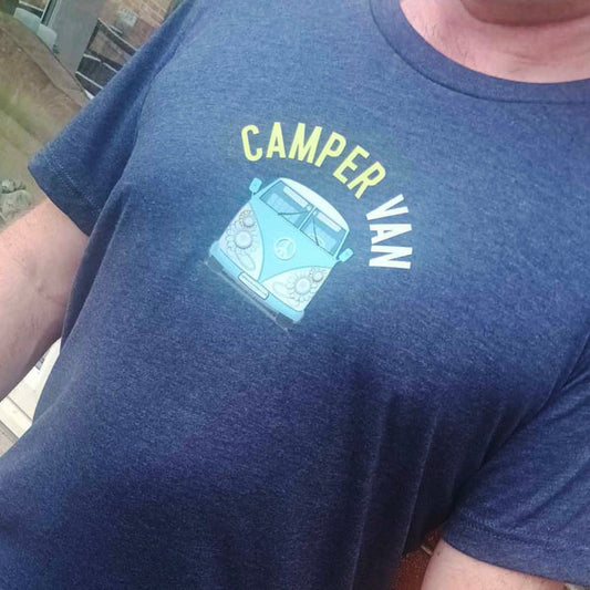 T-Shirt: Unisex "Camper van" T shirt (Few sizes & colours available)