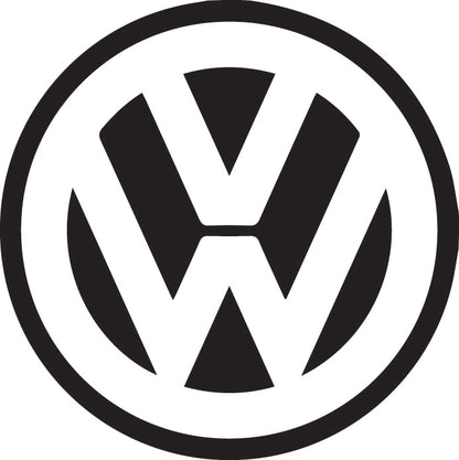 Vw Circle Logo Vehicle Graphic 400mm /15" diam idea for bonnet, rear or side panels