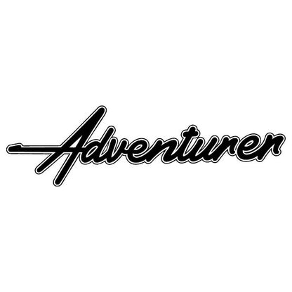 Adventurer Sticker ideal for any vehicle (4 size options available singles or pairs)