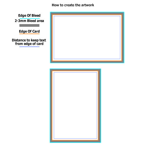 Economy Business Cards Printing on 450gsm silk (variety options)