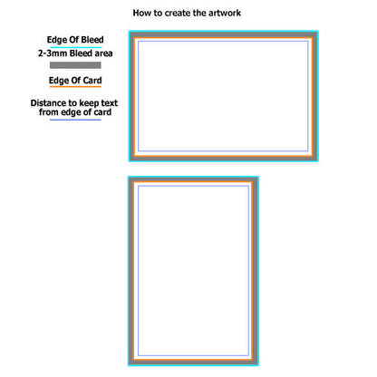 Economy Business Cards Printing on 450gsm silk (variety options)