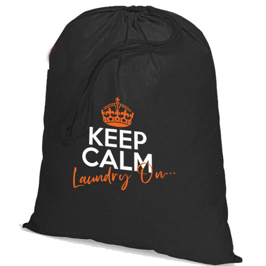 Camping "Keep Calm & Laundry On" Laundry Bag - Large 50 x 40 cm 4 colours to choose from (Copy)