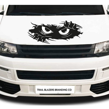 Evil or Scared Eyes Sticker ideal for any vehicle (4 size options available)
