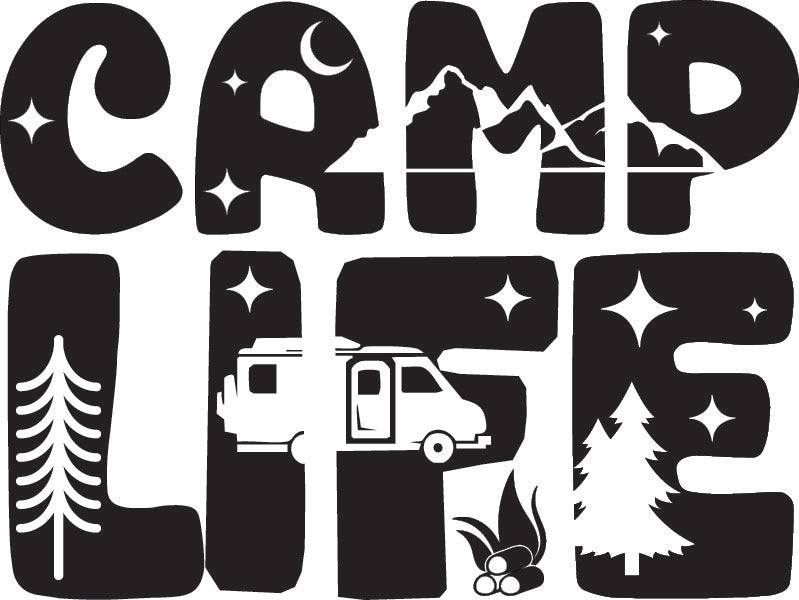 Unisex PRO RTX RX350 - Ultimate Comfort Pro Hoodie with Brushed Fleece with "Camper Life" Graphic (Various Sizes)