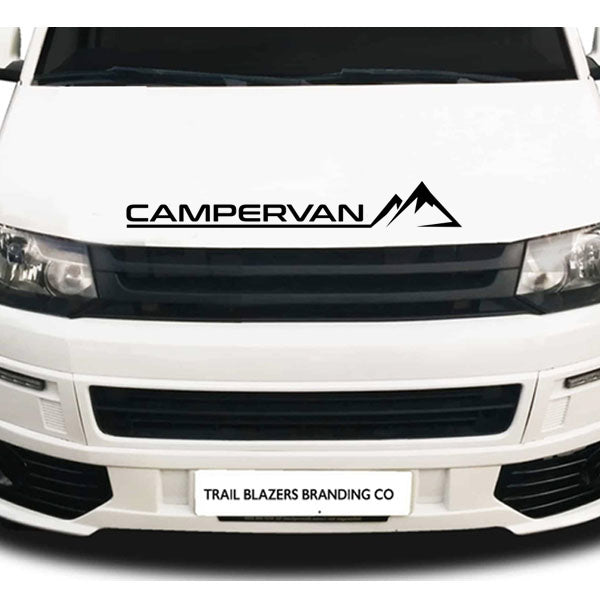 Pair Camper Van Graphic with Mountains Stickers ideal for any vehicle (3 size options available)