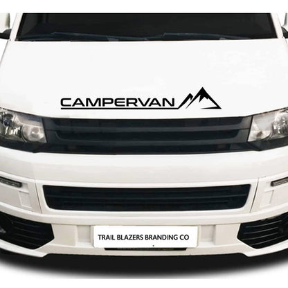 Pair Camper Van Graphic with Mountains Stickers ideal for any vehicle (3 size options available)