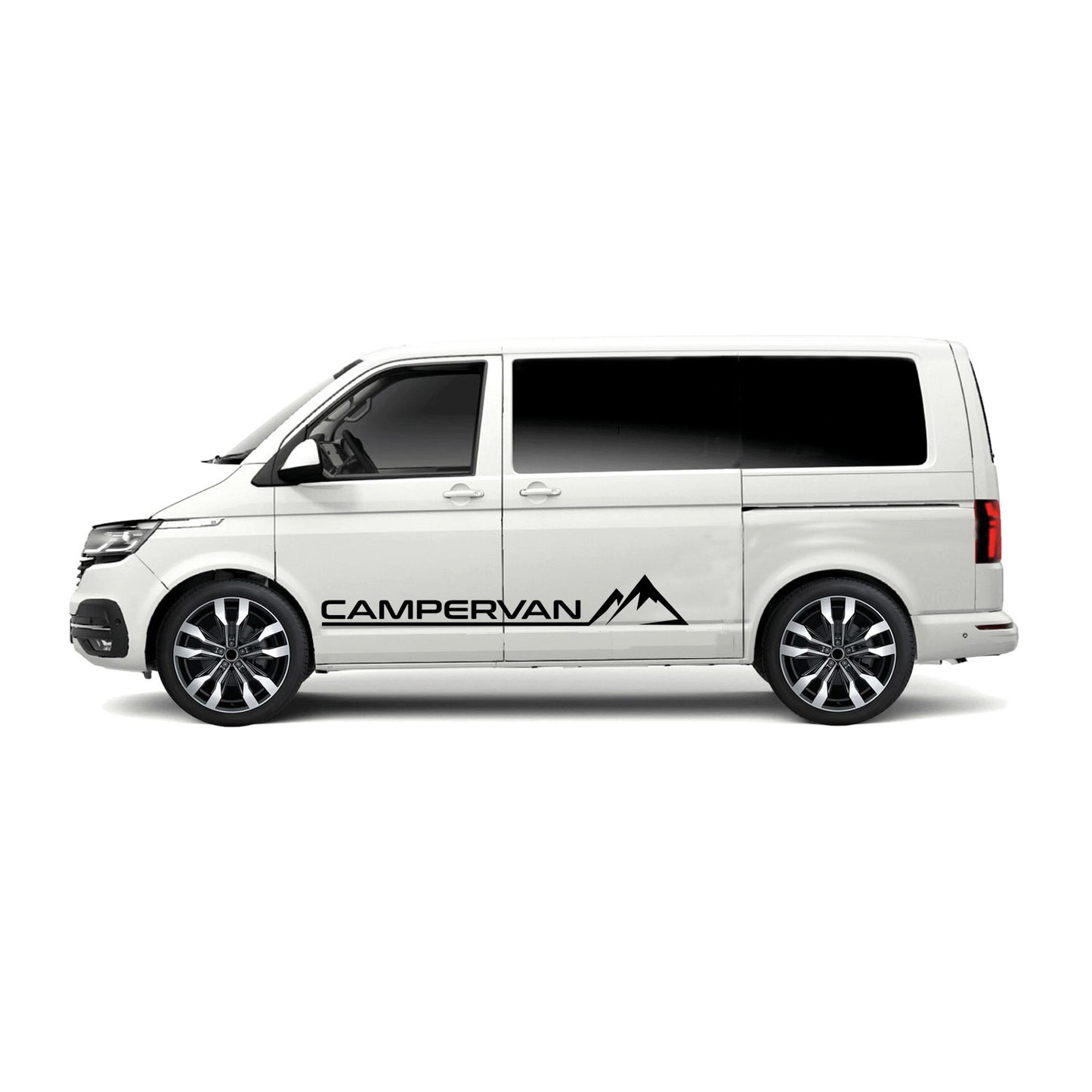 Pair Camper Van Graphic with Mountains Stickers ideal for any vehicle (3 size options available)