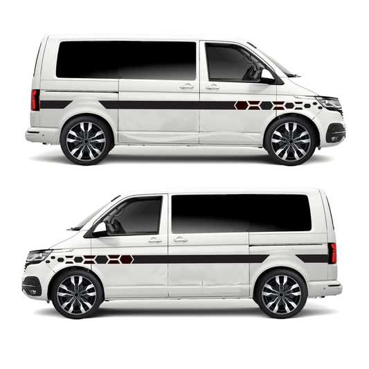 Honey Comb Vehicle Stripe (two lengths Available) Ideal Most Vehicles